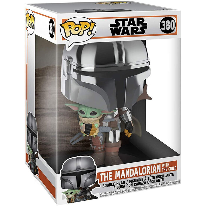 POP figure Star Wars Mandalorian with Yoda Child 25cm-1