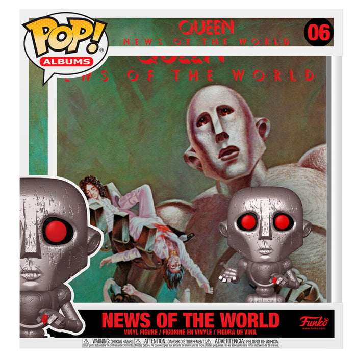 POP figure Queen News of the World with Album Case-1