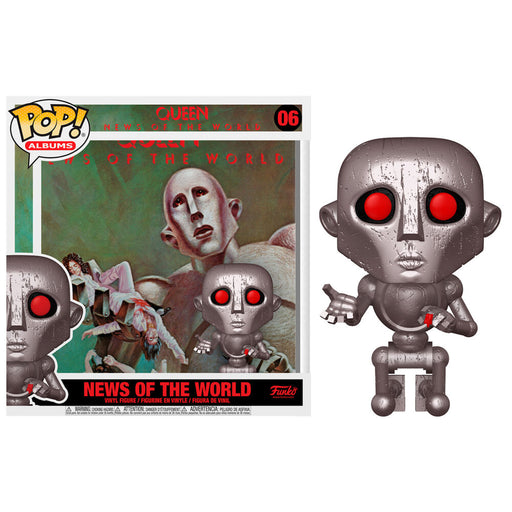POP figure Queen News of the World with Album Case-0
