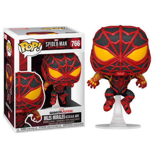 POP figure Marvel Spiderman Miles Morales S.T.R.I.K.E. Suit-0