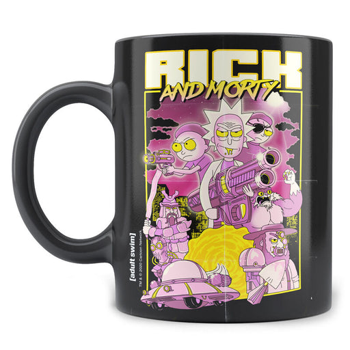Rick and Morty Retro Poster mug-1