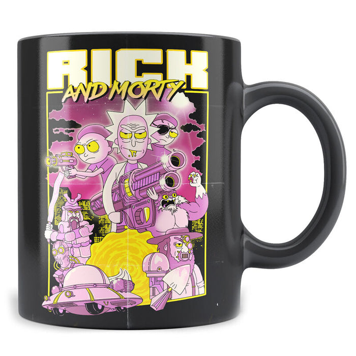 Rick and Morty Retro Poster mug-2