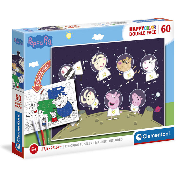 Peppa Pig Happy Color puzzle 60pcs-1