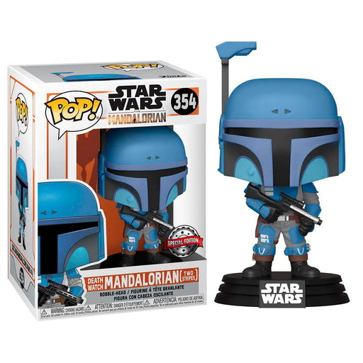 POP figure Star Wars Mandalorian Death Watch Mandalorian Two Stripes Exclusive-0