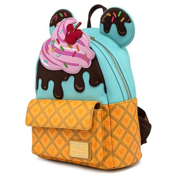 Loungefly Disney Mickey Minnie Ice Cream backpack-2