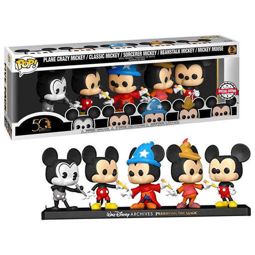POP pack 5 figures Disney Archives Mickey Exclusive-0