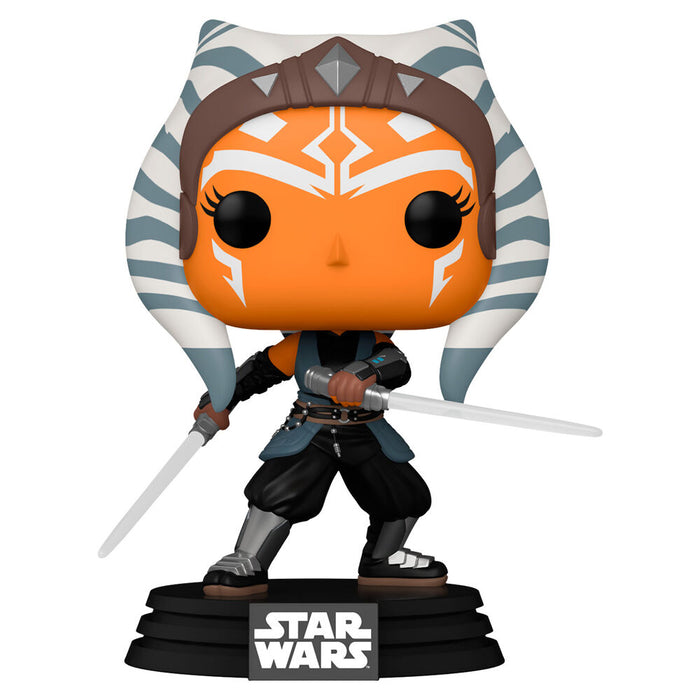 POP figure Star Wars Mandalorian Ahsoka with Sabers-3