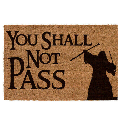 The Lord of the Rings You Shall Not Pass doormat-1