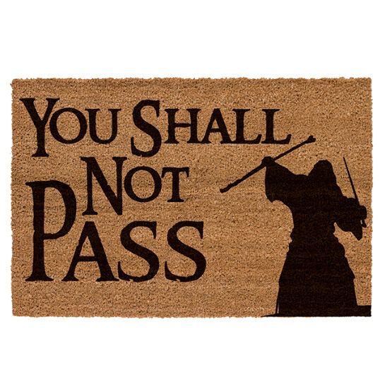 The Lord of the Rings You Shall Not Pass doormat-1