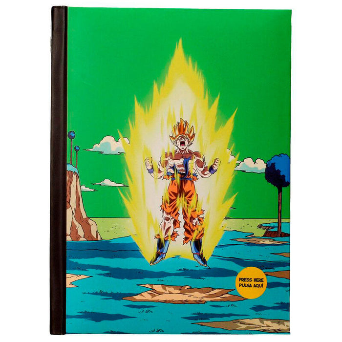 Dragon Ball Z Namek Final Battle notebook with lights-1
