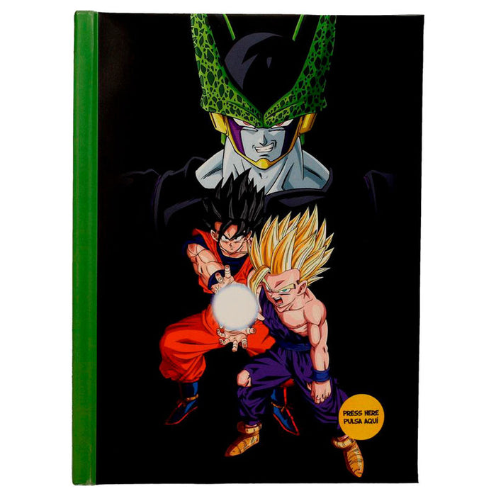 Dragon Ball Z Cell Final Battle notebook with lights-1