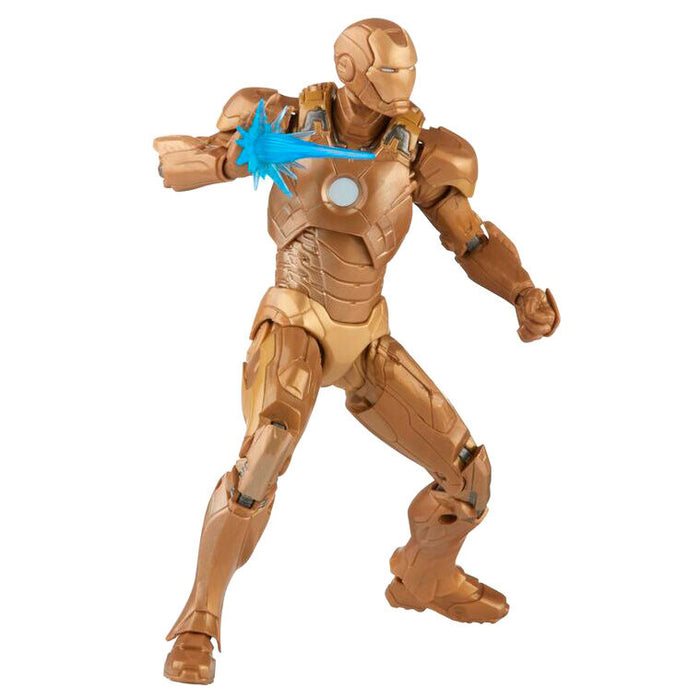 Marvel The Infinity Saga Iron Man 3 Happy Hogan and Iron Man Mark XXI set 2 figures 15cm-2