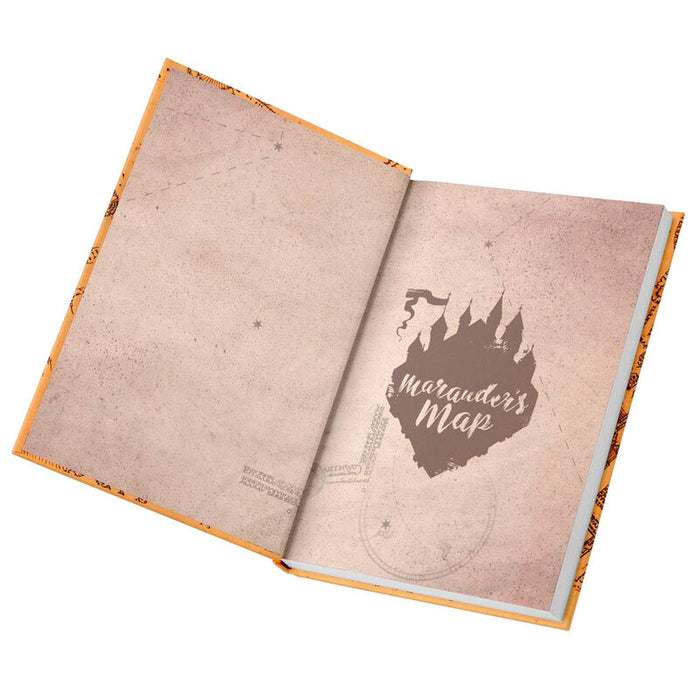 Harry Potter Marauders Map notebook with light-3