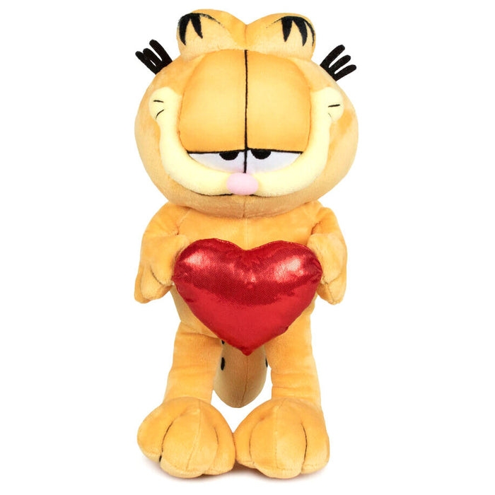 Garfield heart soft plush toy 30cm-1