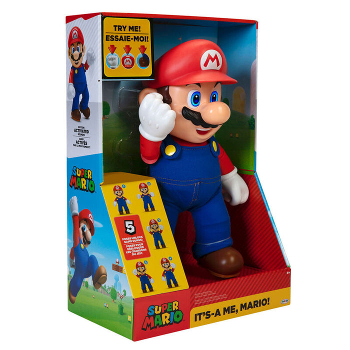 Nintendo Super Mario - Mario Its A Me interactive english figure 36cm-1