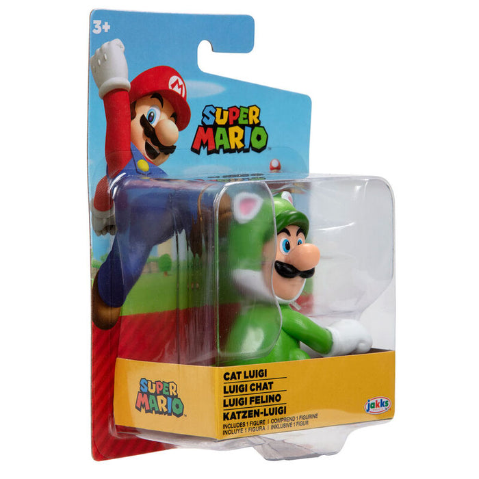 Nintendo Super Mario Cat Luigi figure 6,5cm-5