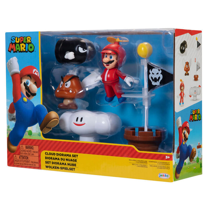 Nintendo Super Mario Cloud diorama set-6