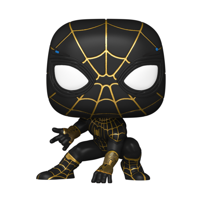 POP figure Marvel Spiderman No Way Home Spiderman Black & Gold Suit-1