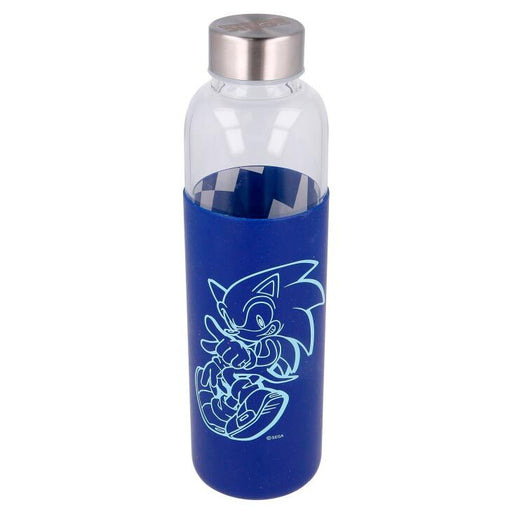 Sonic The Hedgehog silicone cover glass bottle 585ml-0