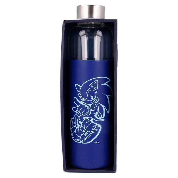 Sonic The Hedgehog silicone cover glass bottle 585ml-2