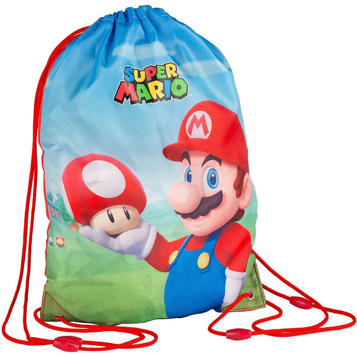 Super Mario Bros Mario and Luigi gym bag 40cm-1