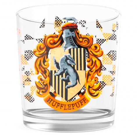 Harry Potter Hufflepuff Logo glass-1