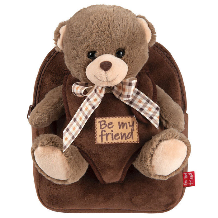 Bear Tommy backpack with plush toy 26cm-2