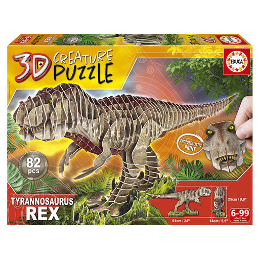 3D Creature puzzle T-Rex 82pcs-0