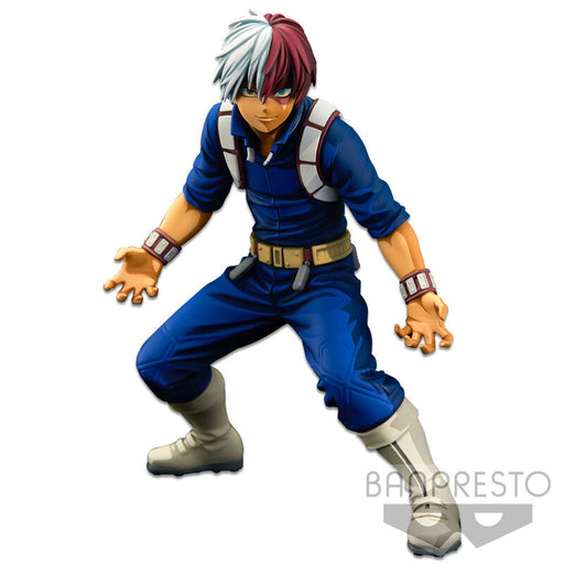 My Hero Academy Banpresto World figure Colosseum Super Master Star Piece Two Dimensions Shoto Todoroki figure 21cm-0