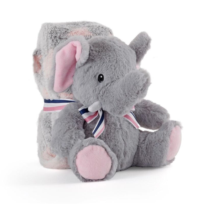 Allie Elephant Soft blanket + plush toy 22cm-1