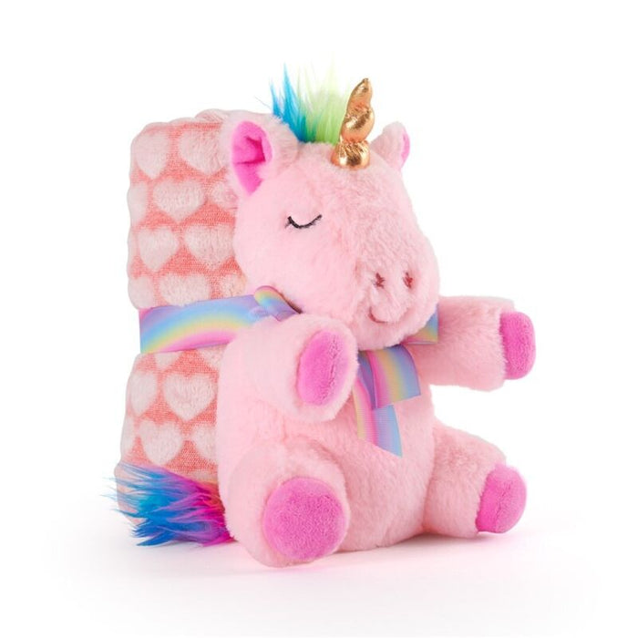 Lily Unicorn Soft blanket + plush toy 22cm-1