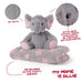 Allie Elephant Soft blanket + plush toy 22cm-3