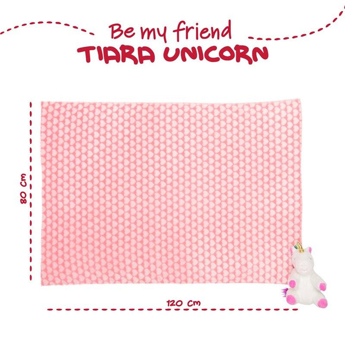Tiara Unicorn Soft blanket + plush toy 22cm-4