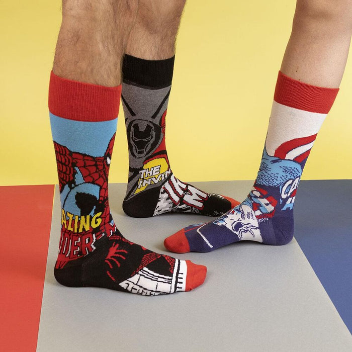 Marvel pack 3 socks-6