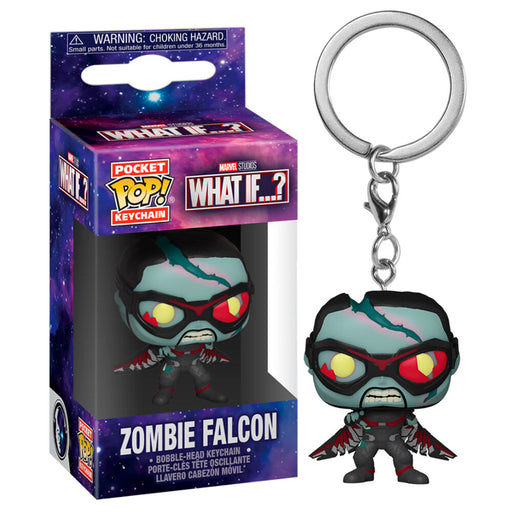Pocket POP Keychain Marvel What If Zombie Falcon-0