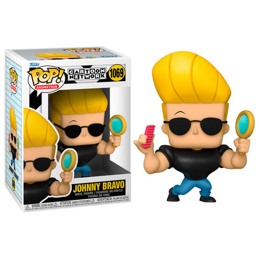POP figure Cartoon Network Johnny Bravo - Johnny with Mirror and Comb-1