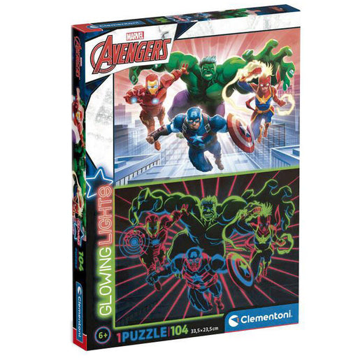 Marvel Avengers glowing puzzle 104pcs-0