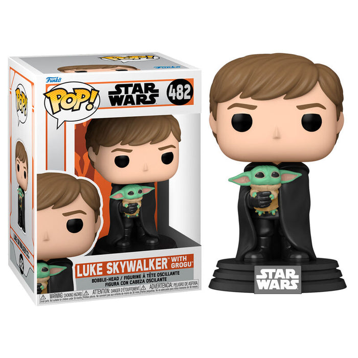 POP figure Star Wars Mandalorian Luke with Child-1