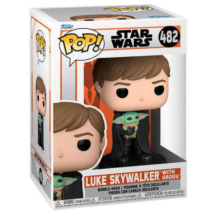 POP figure Star Wars Mandalorian Luke with Child-2