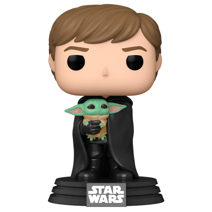 POP figure Star Wars Mandalorian Luke with Child-3