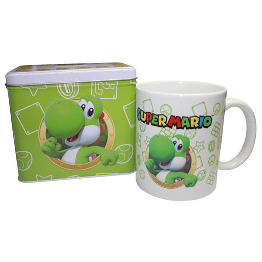 Nintendo Super Mario Bros Yoshi Mug + Money box set-0