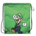 Nintendo Super Mario Bros Luigi gym bag 40cm-0