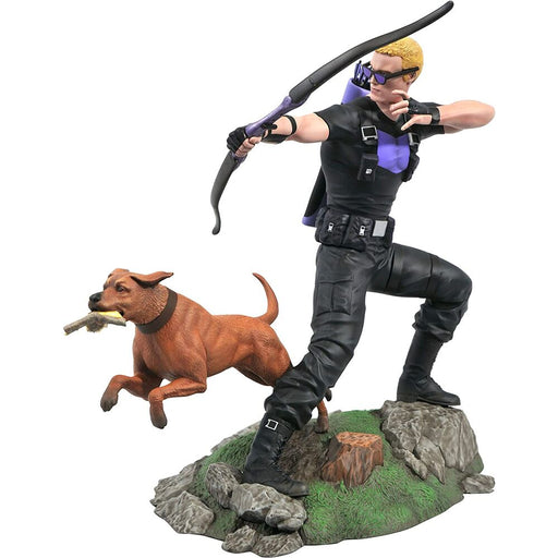 Marvel Gallery Comic Hawkeye + Dog Diorama statue 23cm-0