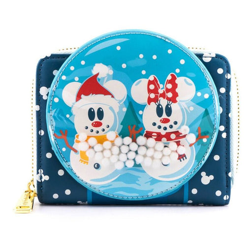 Loungefly Disney Snowman Mickey Minnie wallet-0