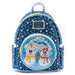 Loungefly Disney Snowman Mickey Minnie backpack  26cm-1