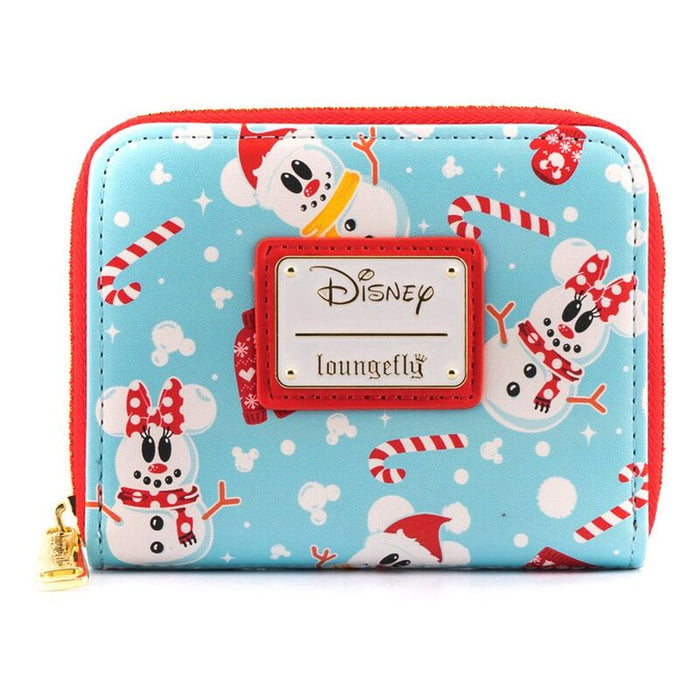 Loungefly Disney Snowman Mickey Minnie wallet-2