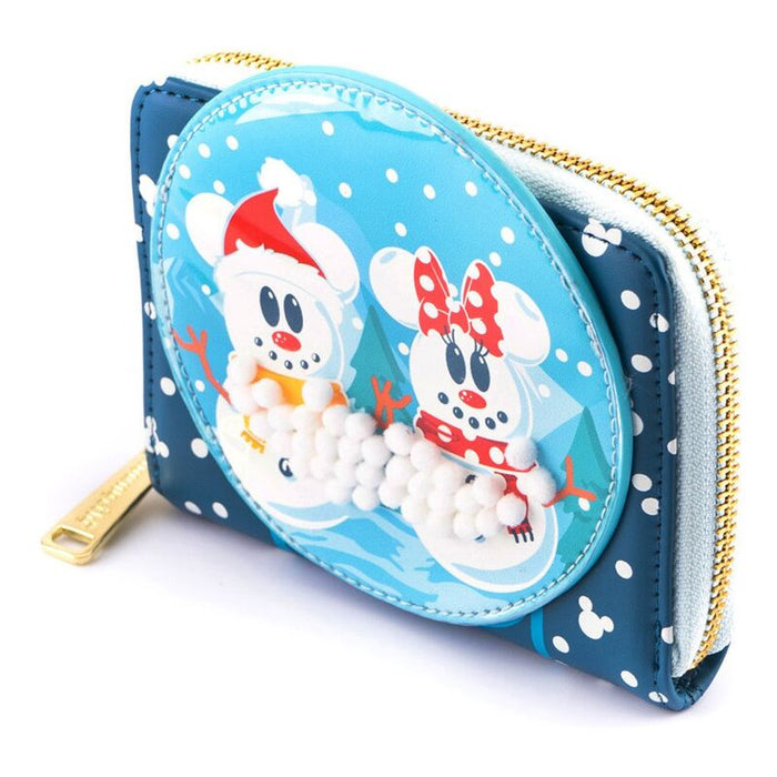 Loungefly Disney Snowman Mickey Minnie wallet-2