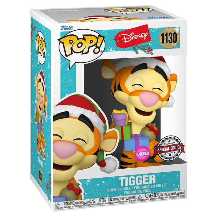 POP figure Disney Holiday Tigger Flocked Exclusive-1