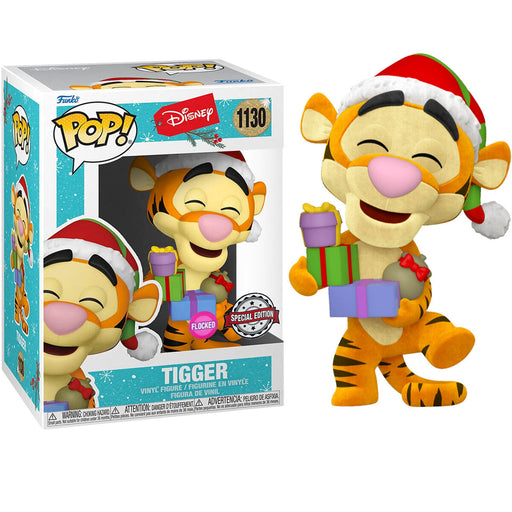 POP figure Disney Holiday Tigger Flocked Exclusive-0
