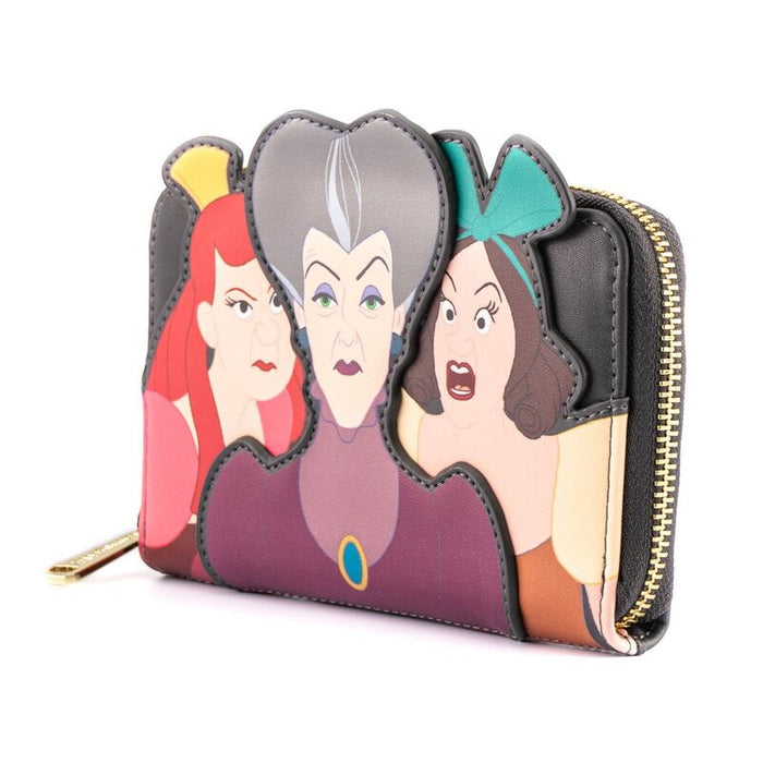 Loungefly Disney Cinderella Evil Stepmother and Stepsisters Villains wallet-1